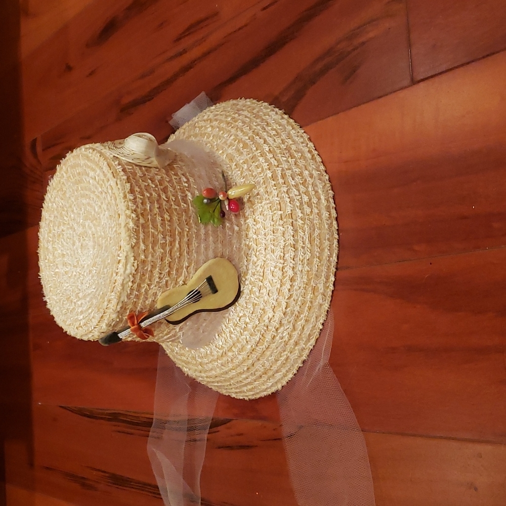 Vintage Italian straw hat